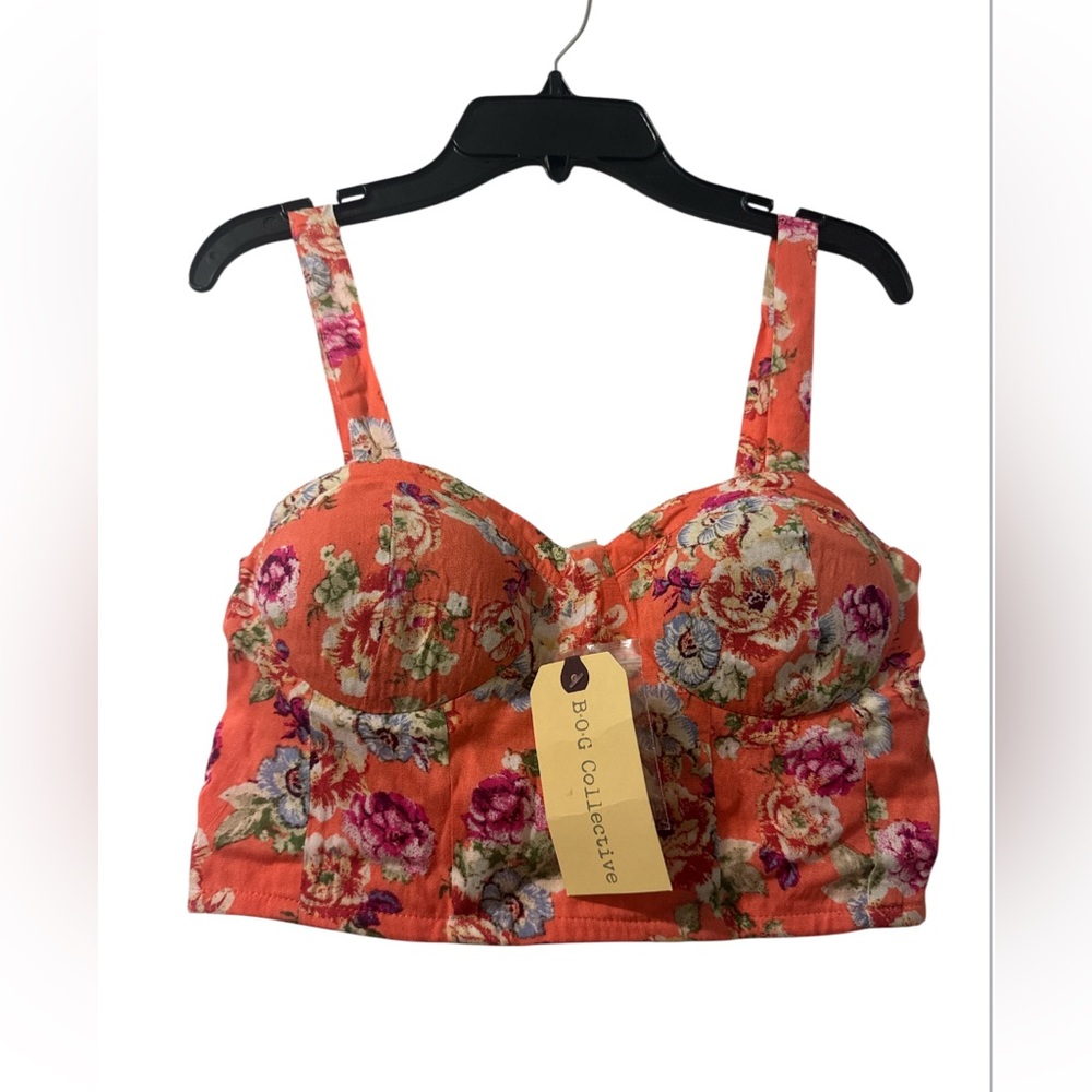 Floral Orange Women's Top
